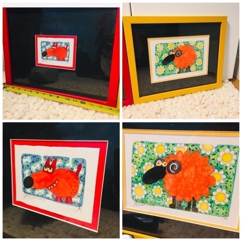 Two 2007 Prints Professionally Framed from Spain